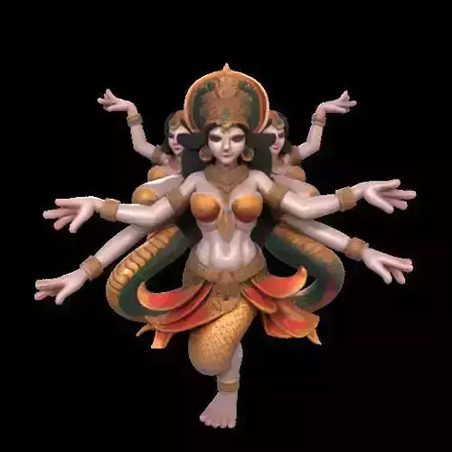 1949  Indian Serpent Woman Dancer