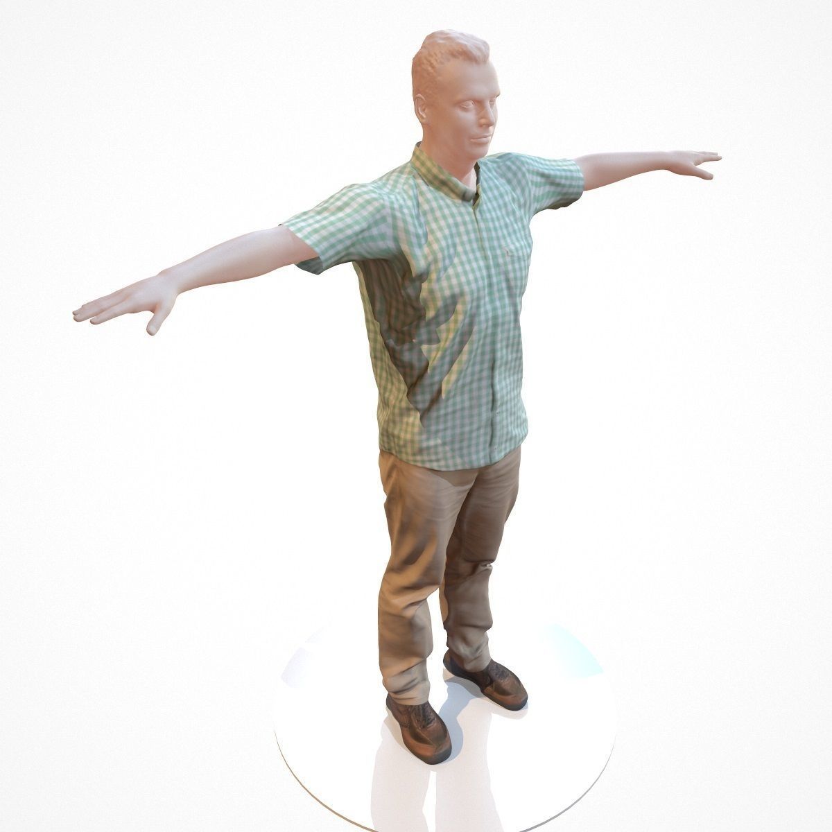 10 Business Costume Outfit Collection Low-poly 3D model_16