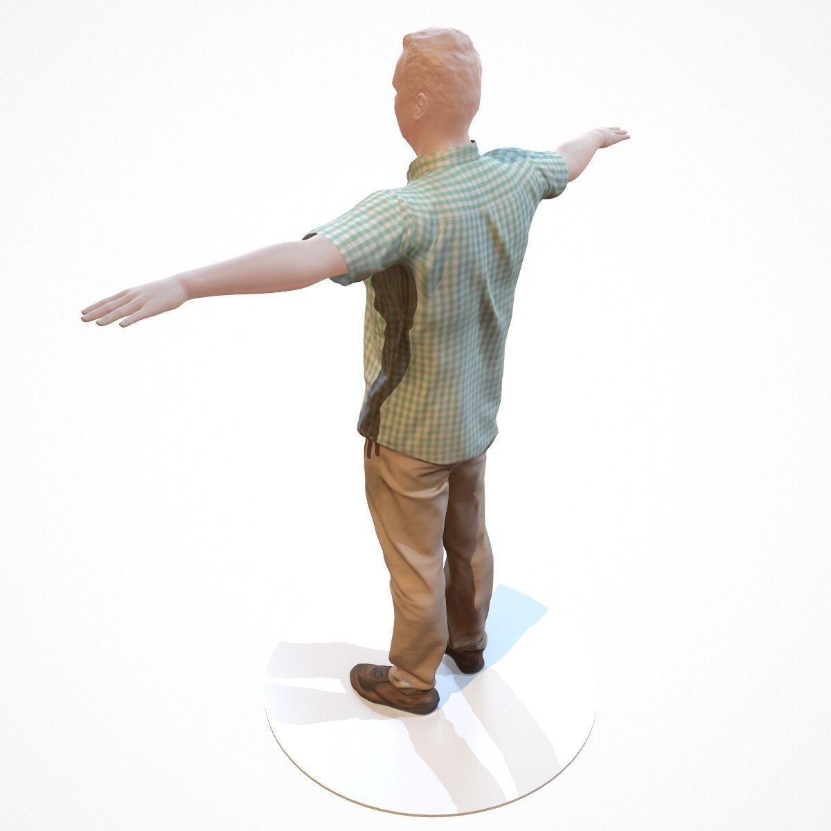 10 Business Costume Outfit Collection Low-poly 3D model_25