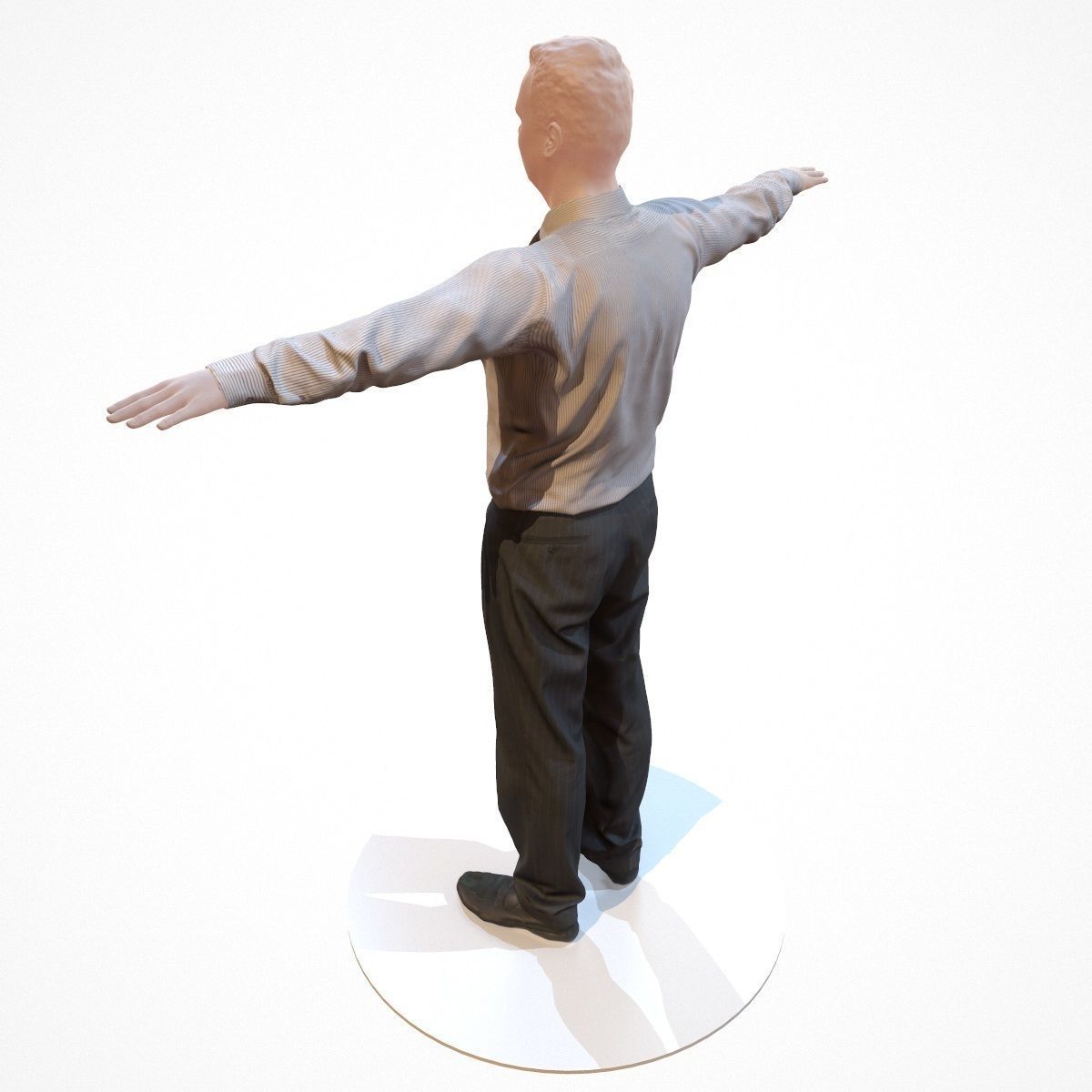 10 Business Costume Outfit Collection Low-poly 3D model_34