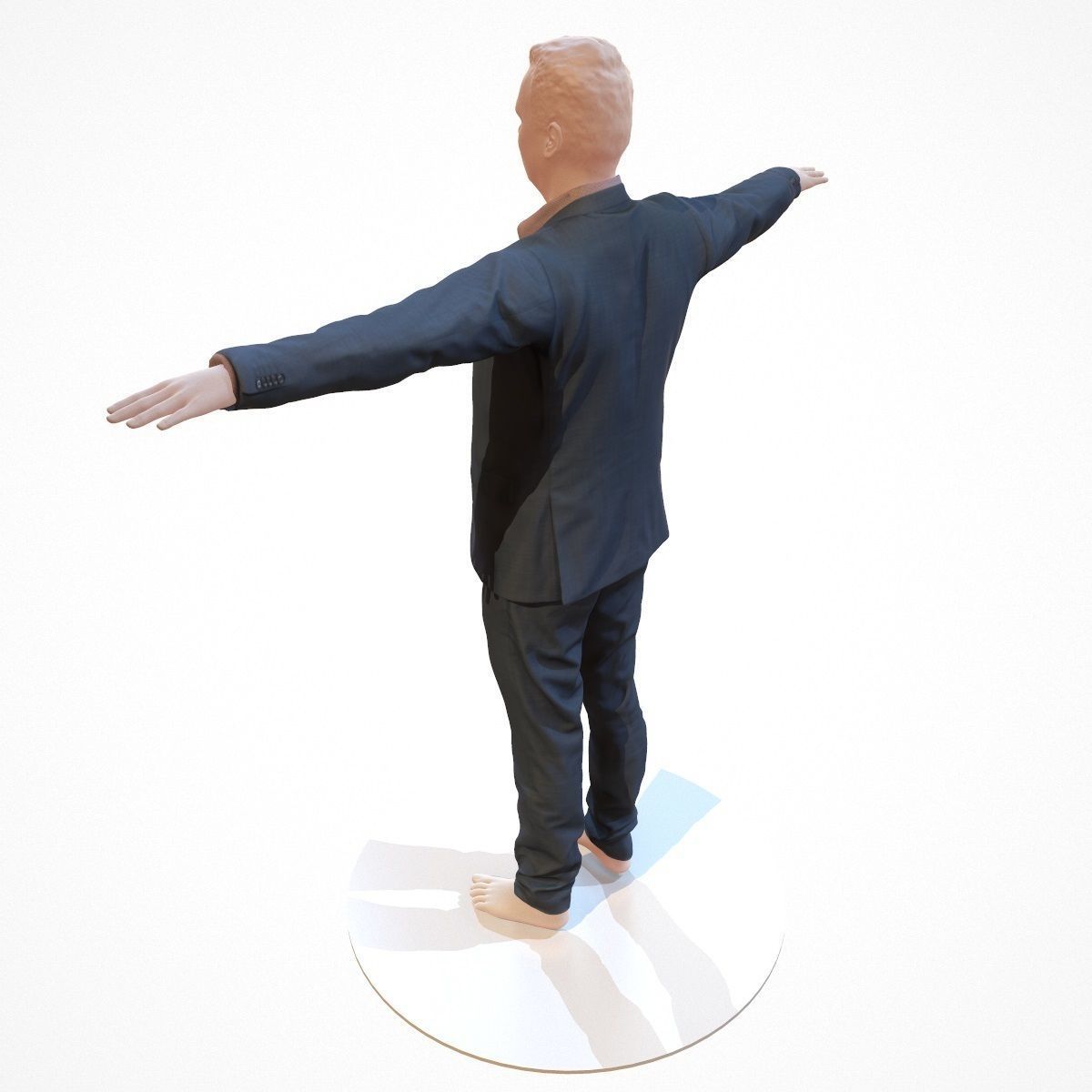 10 Business Costume Outfit Collection Low-poly 3D model_29