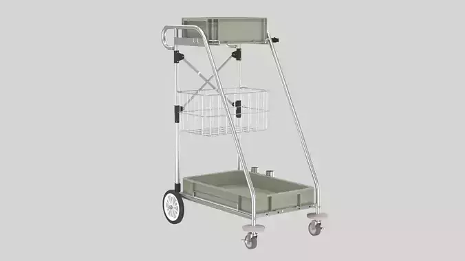 Cleaning Trolley  3D Model