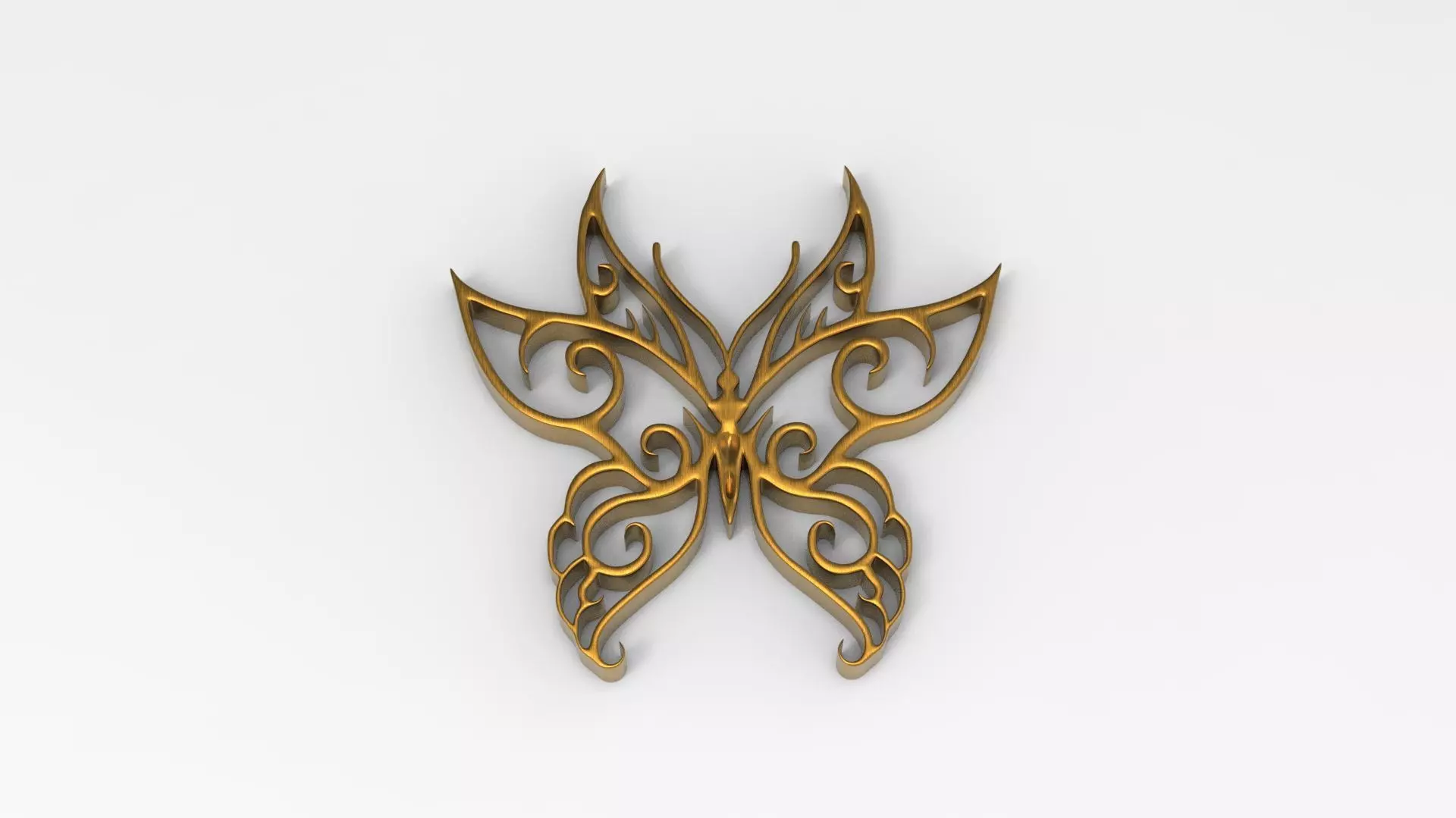 butterfly art 3D print model_0