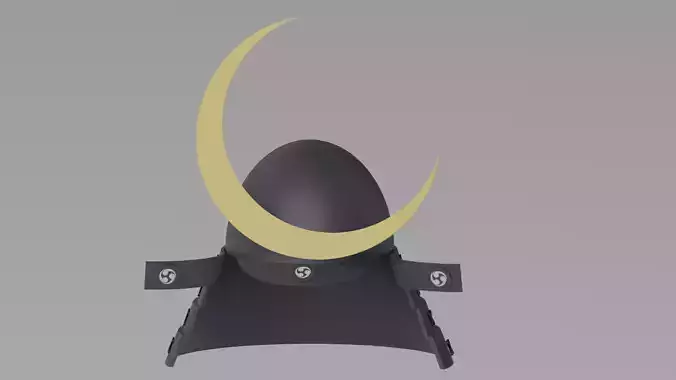Cartoon Samurai Helmet