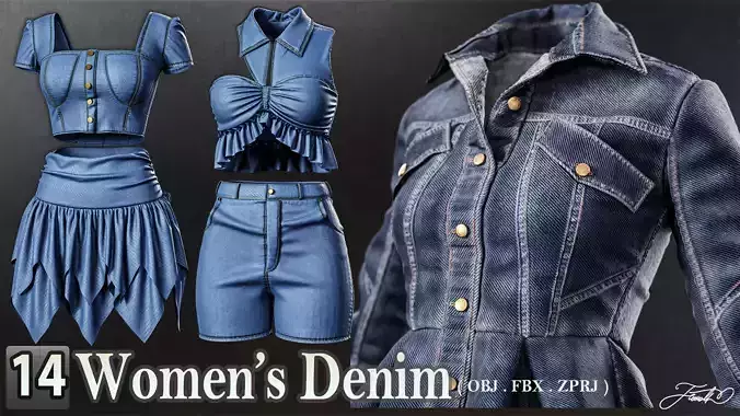 Denim Outfit Pack