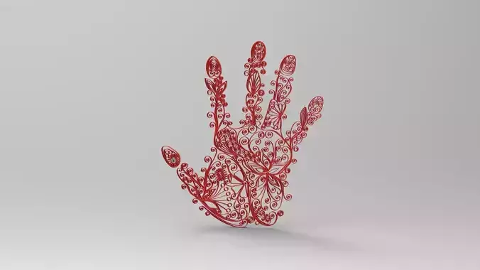carved hand