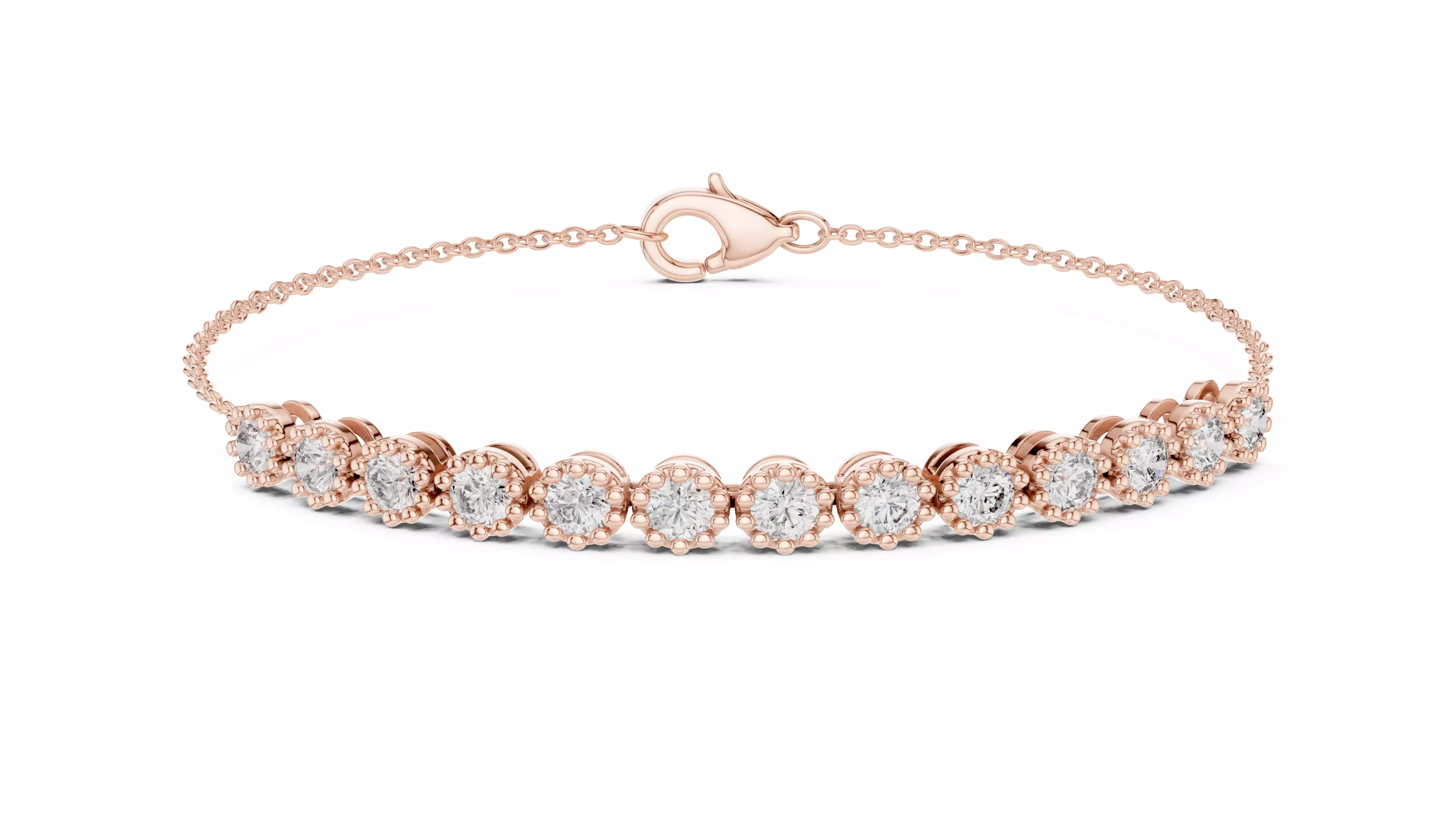 Tennis Bracelet 3dm stl renders Animation video details  3D print model_0