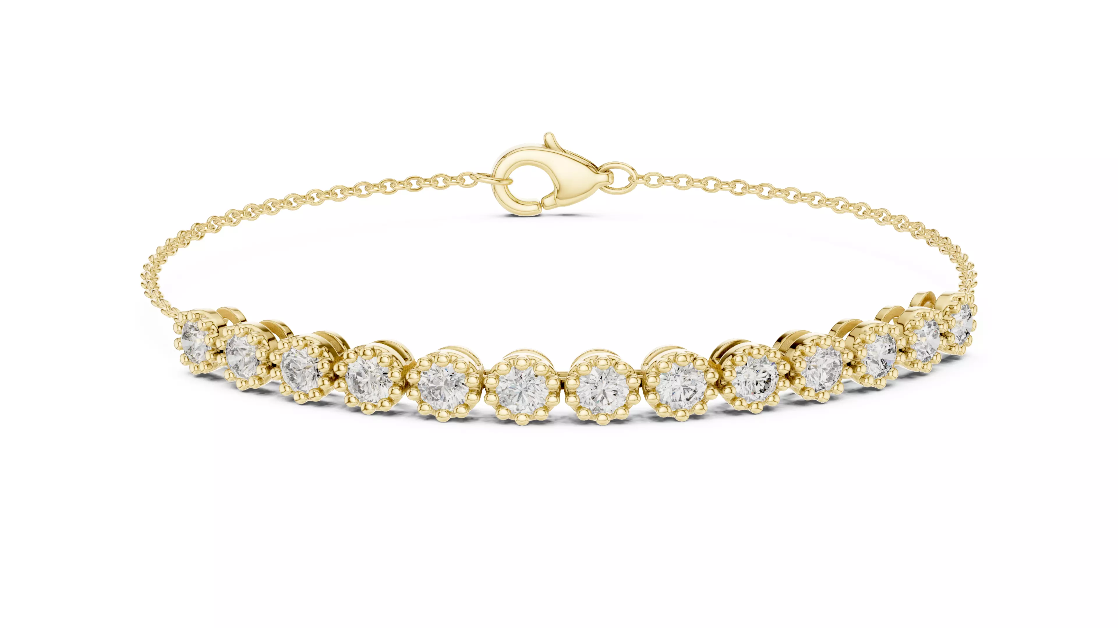 Tennis Bracelet 3dm stl renders Animation video details  3D print model_11