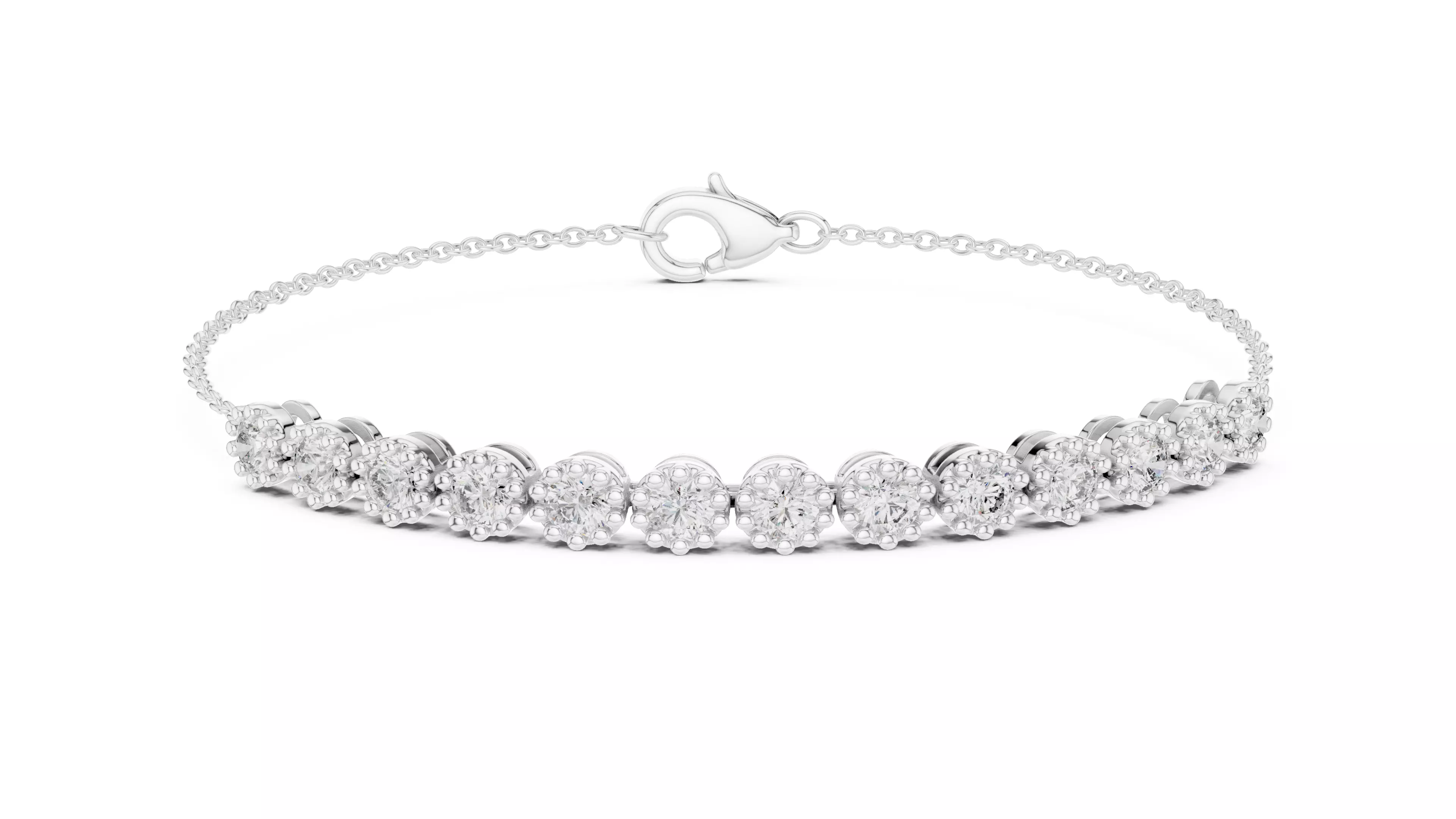 Tennis Bracelet 3dm stl renders Animation video details  3D print model_7