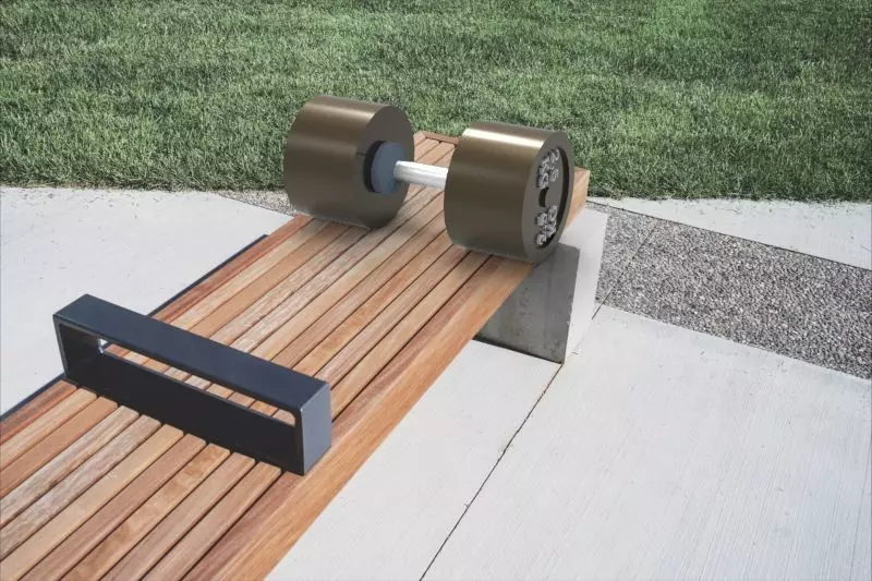 Adjustable Dumbbells  3D print model_1