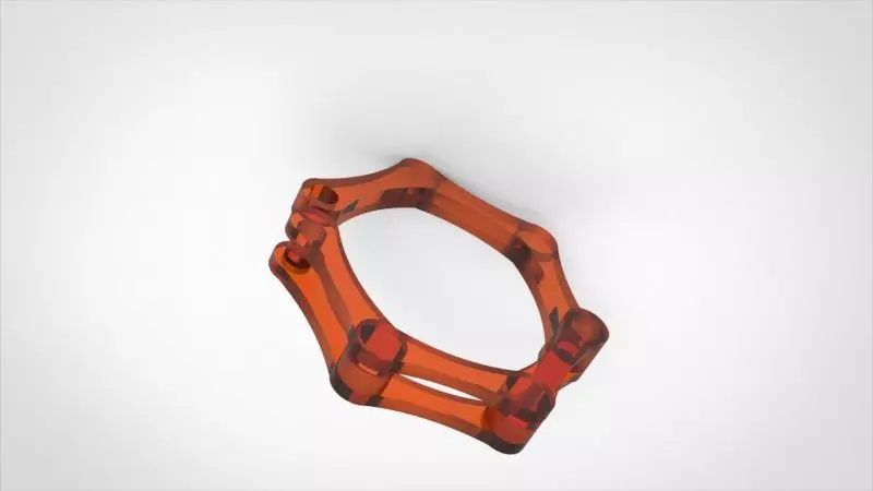 Barbell Clamps 3D print model_2