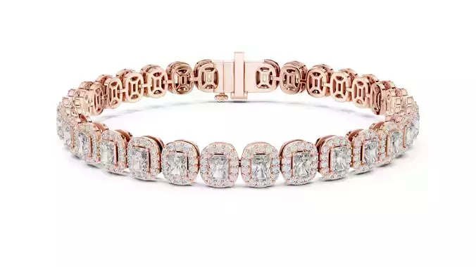 Tennis Bracelet 3dm stl renders Animation video details  3D print model