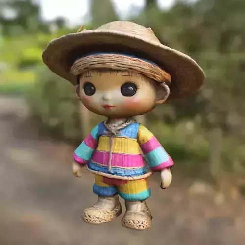 Cute Straw Doll