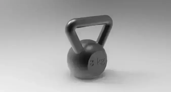 Kettle Bells 8 kg 3D print model Kettle Bells 8 kg 3D print model