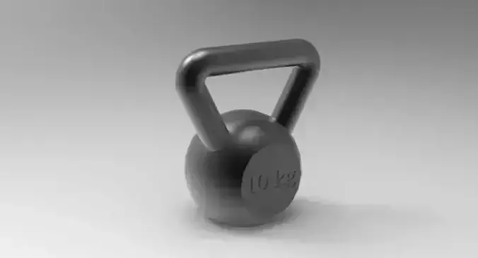 Kettle Bells 10 kg 3D print model Kettle Bells 10 kg 3D print model