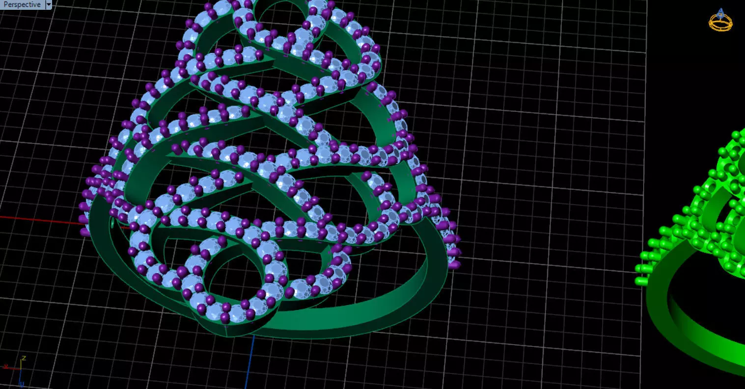 patterned jewelry ring 3D print model_42