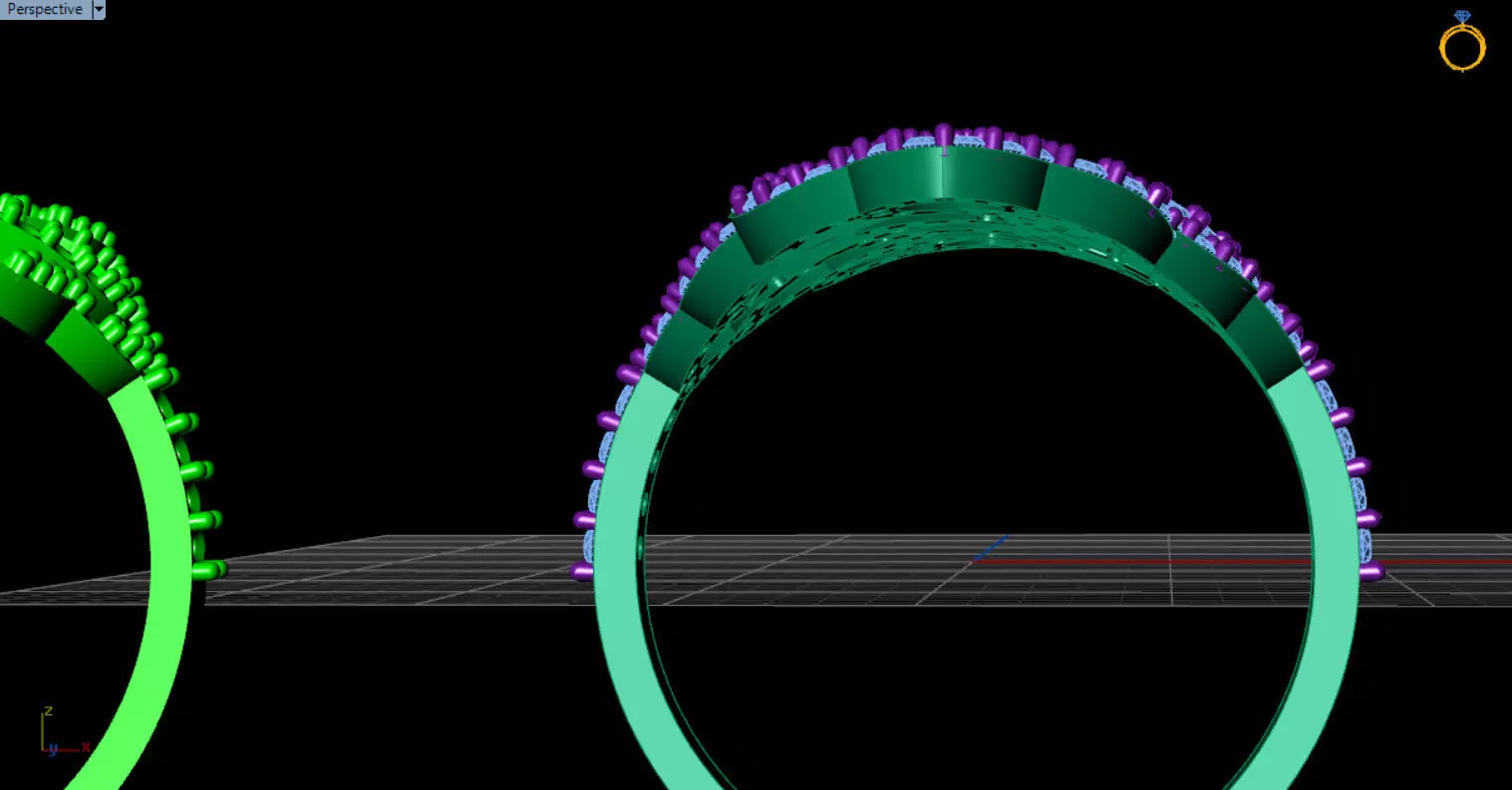 patterned jewelry ring 3D print model_51