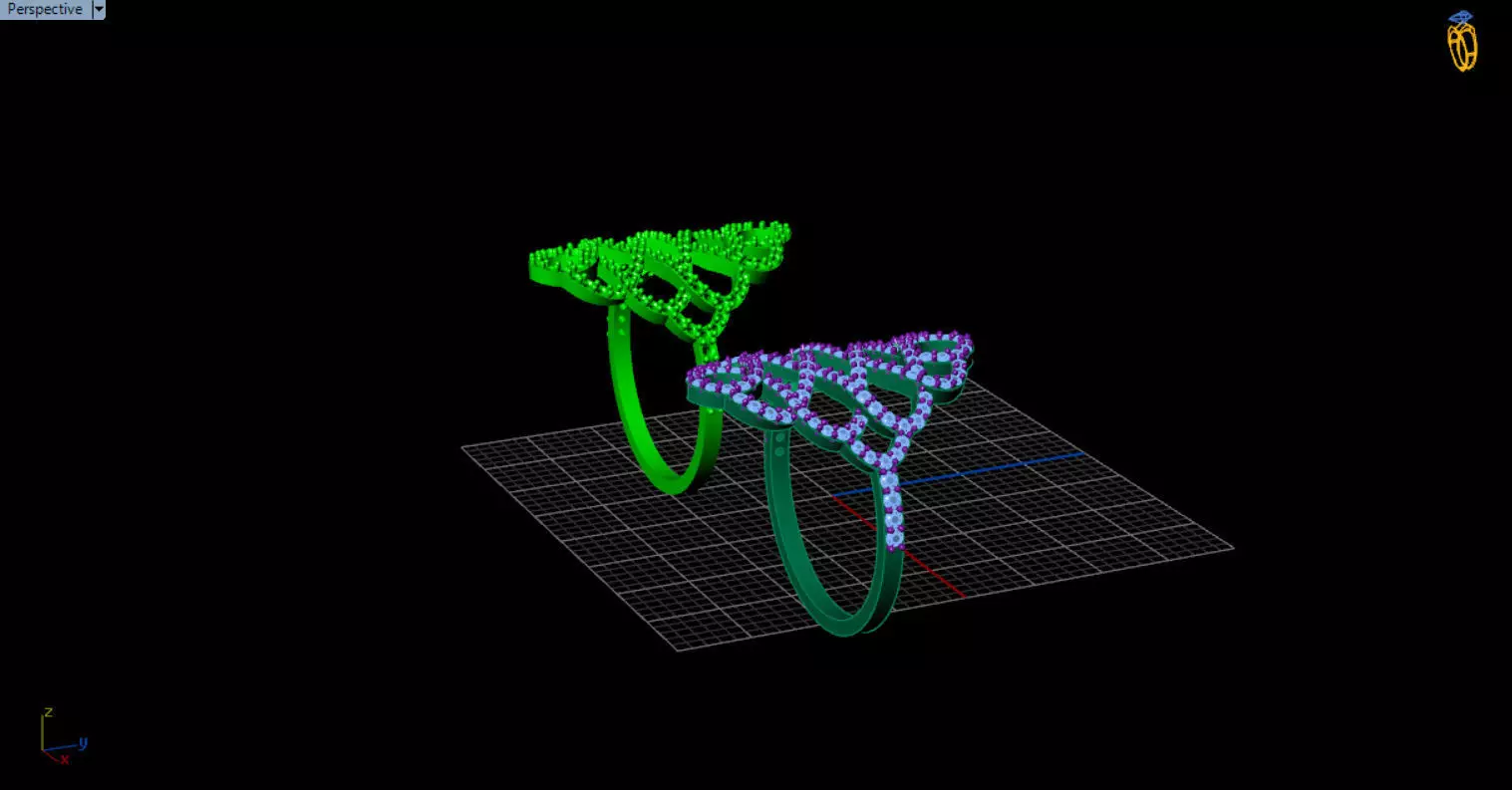 patterned jewelry ring 3D print model_13