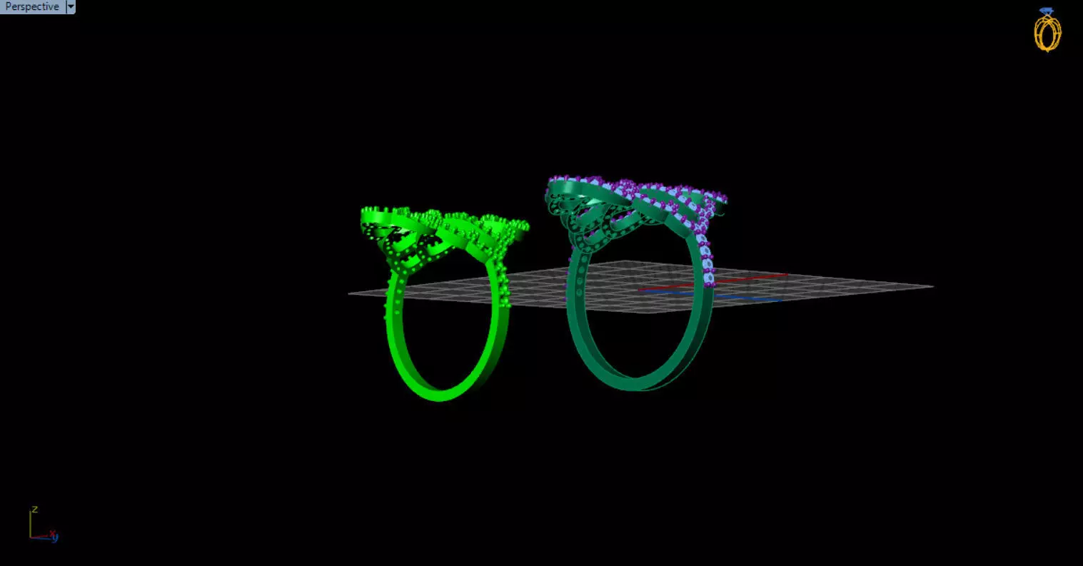 patterned jewelry ring 3D print model_24