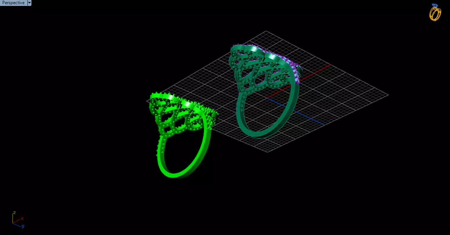 patterned jewelry ring 3D print model_23