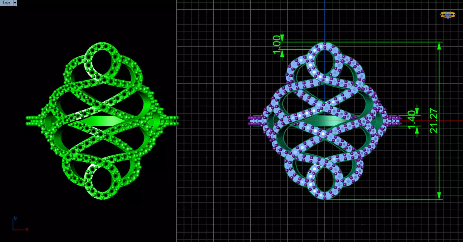patterned jewelry ring 3D print model_5