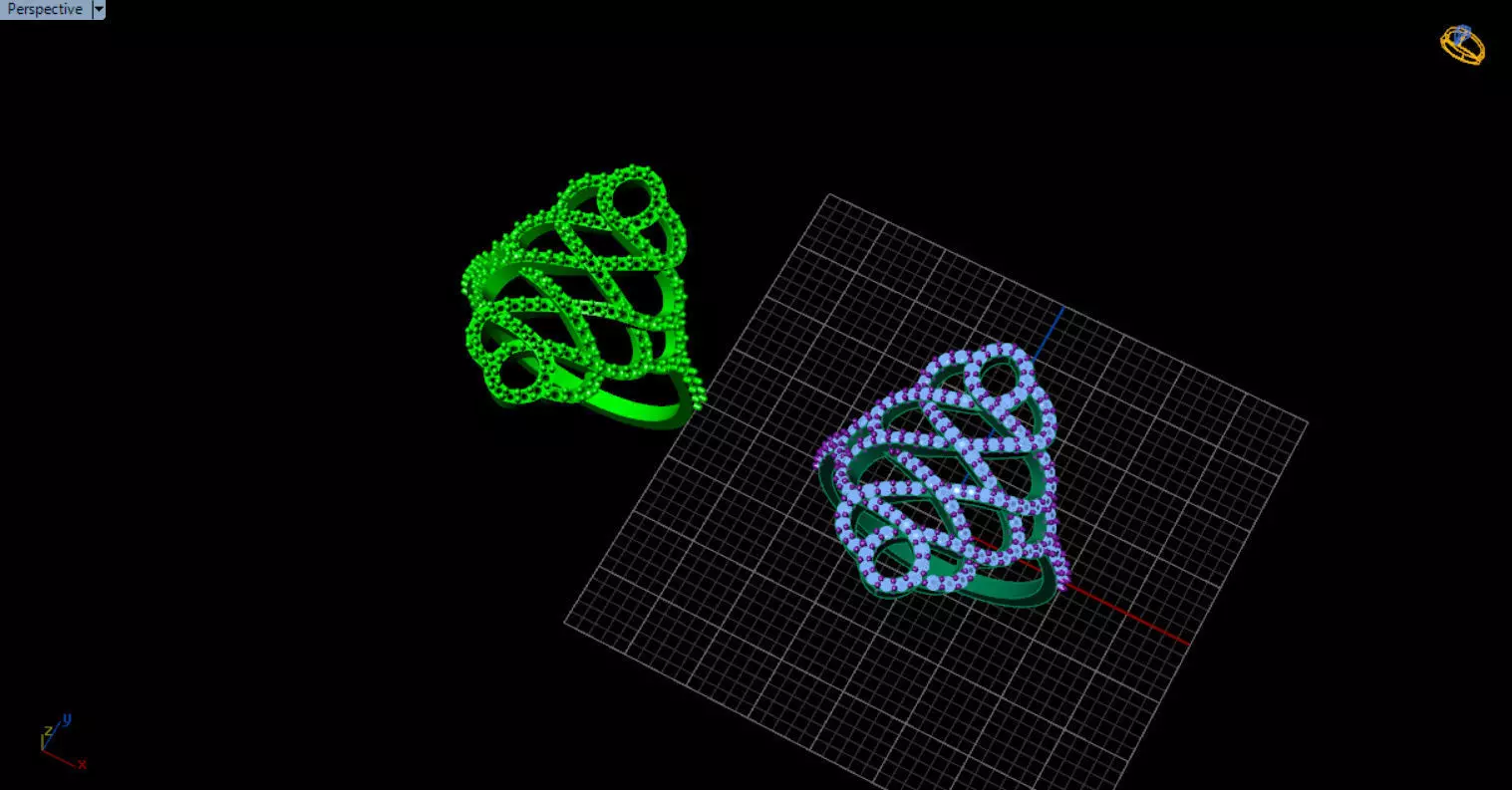 patterned jewelry ring 3D print model_27