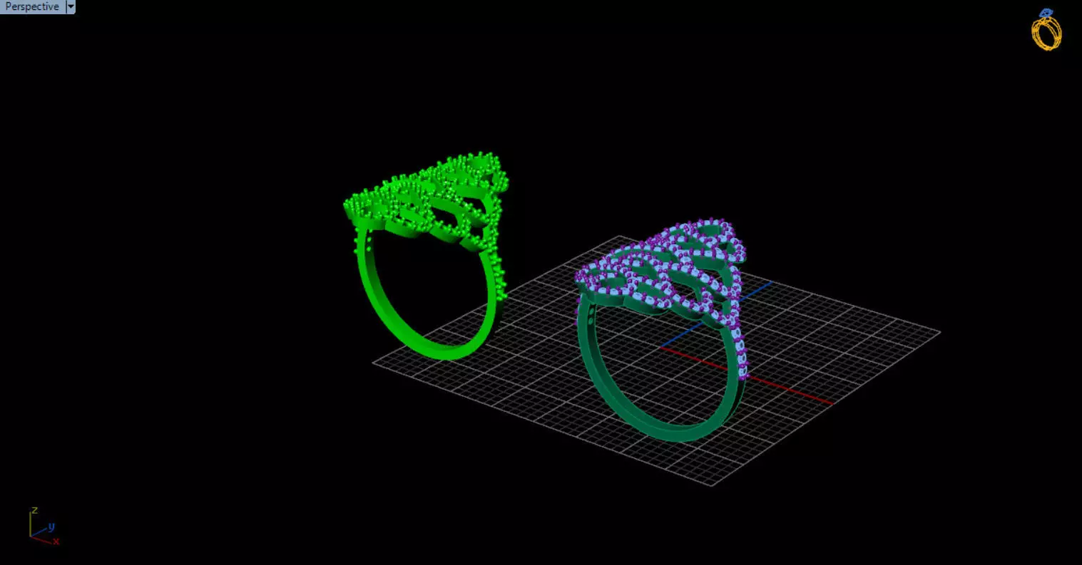 patterned jewelry ring 3D print model_12