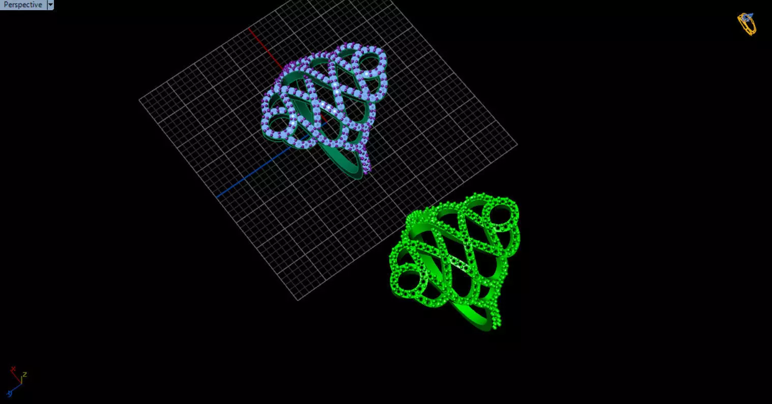 patterned jewelry ring 3D print model_35