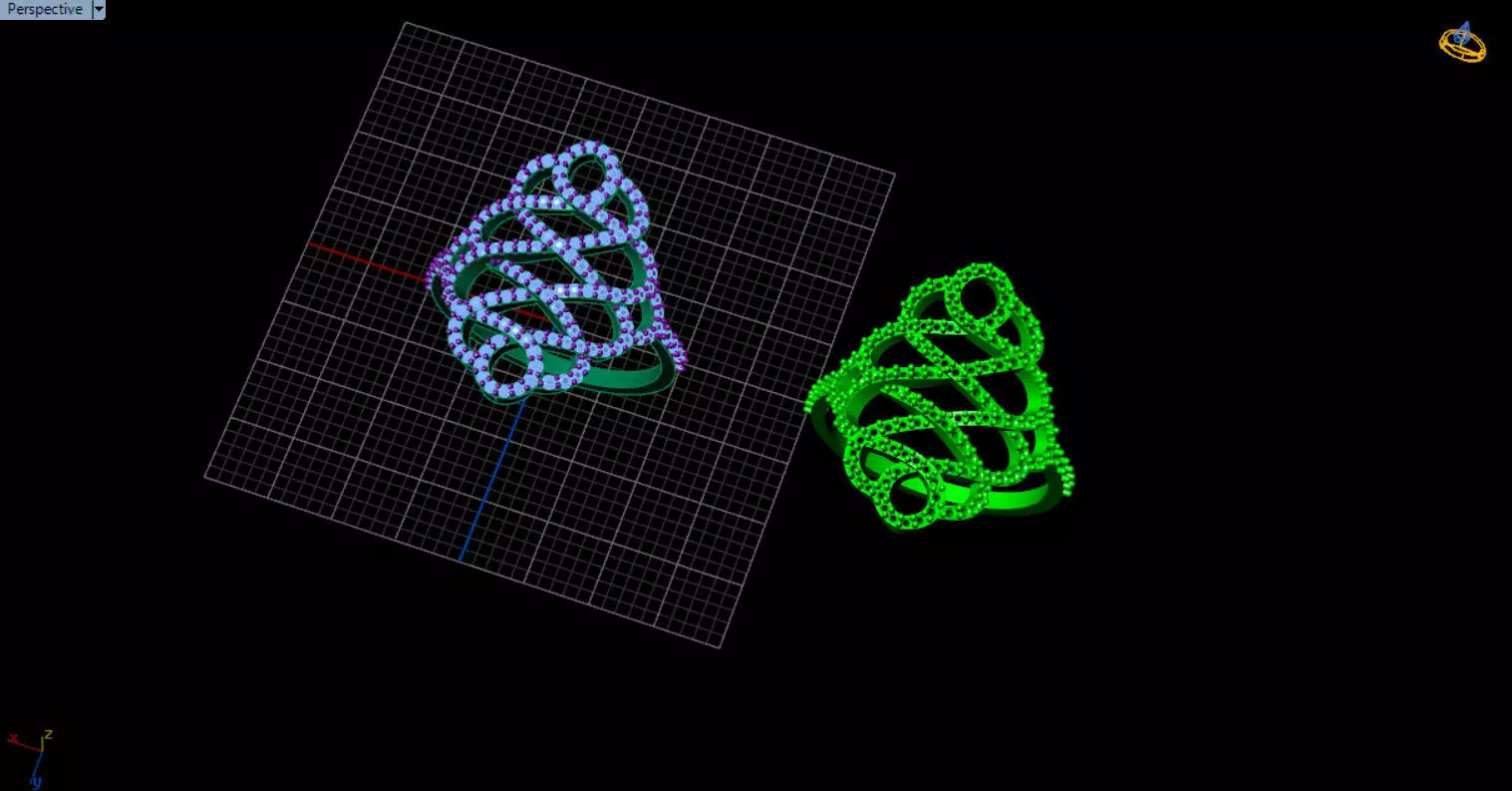 patterned jewelry ring 3D print model_37