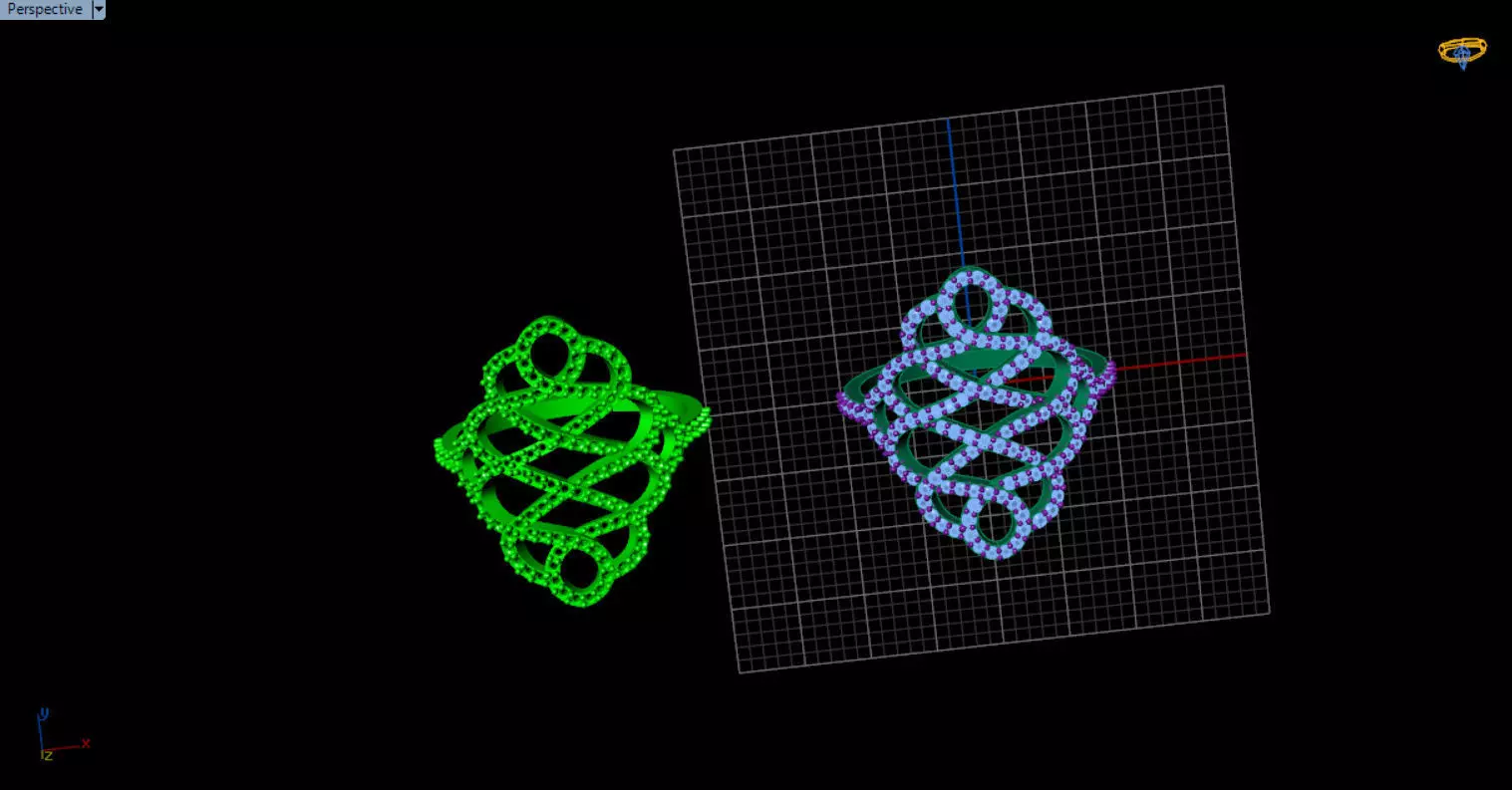 patterned jewelry ring 3D print model_29