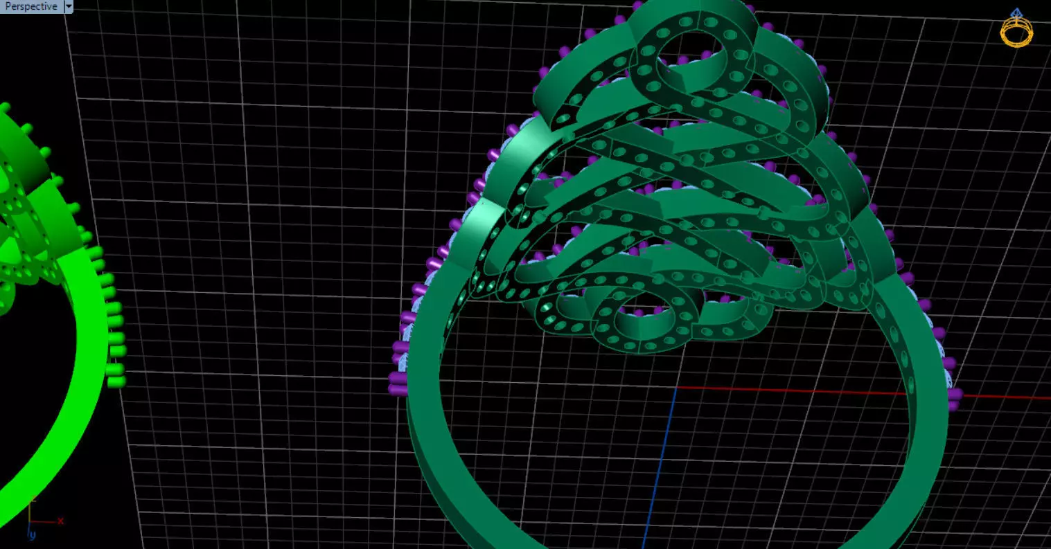 patterned jewelry ring 3D print model_53