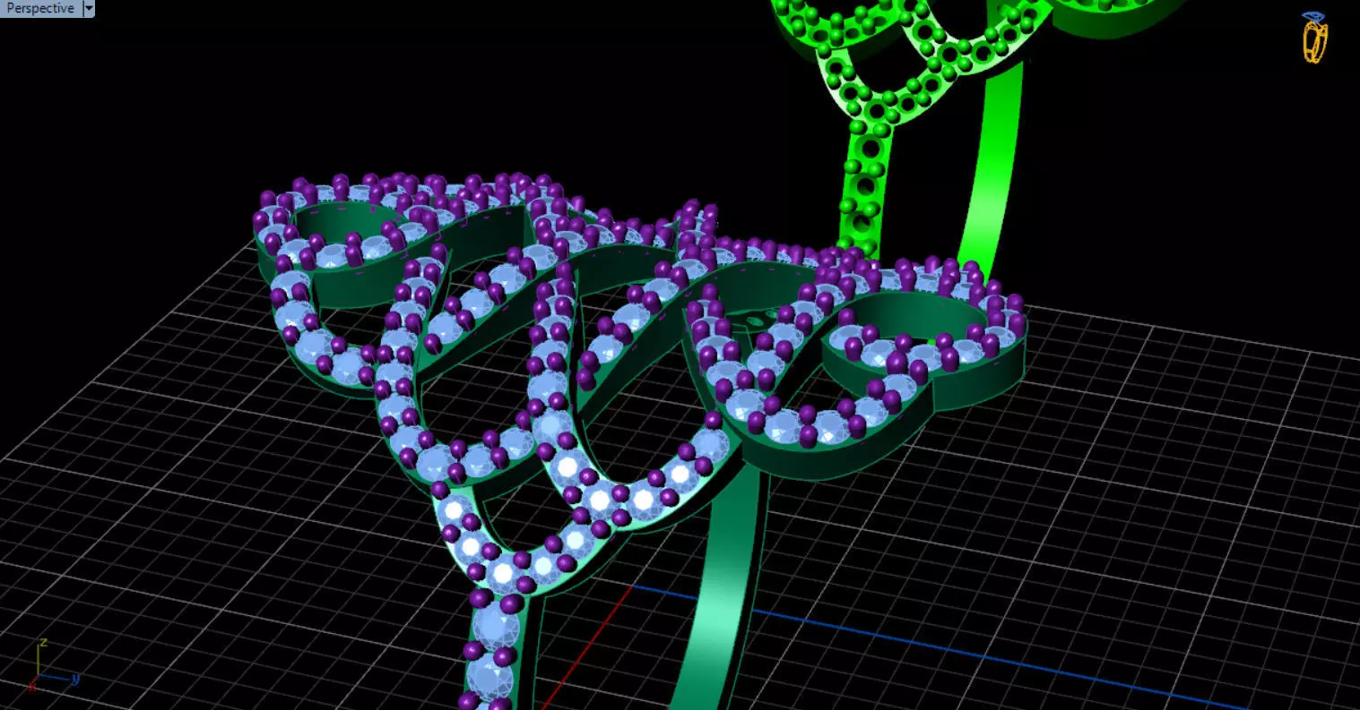 patterned jewelry ring 3D print model_45