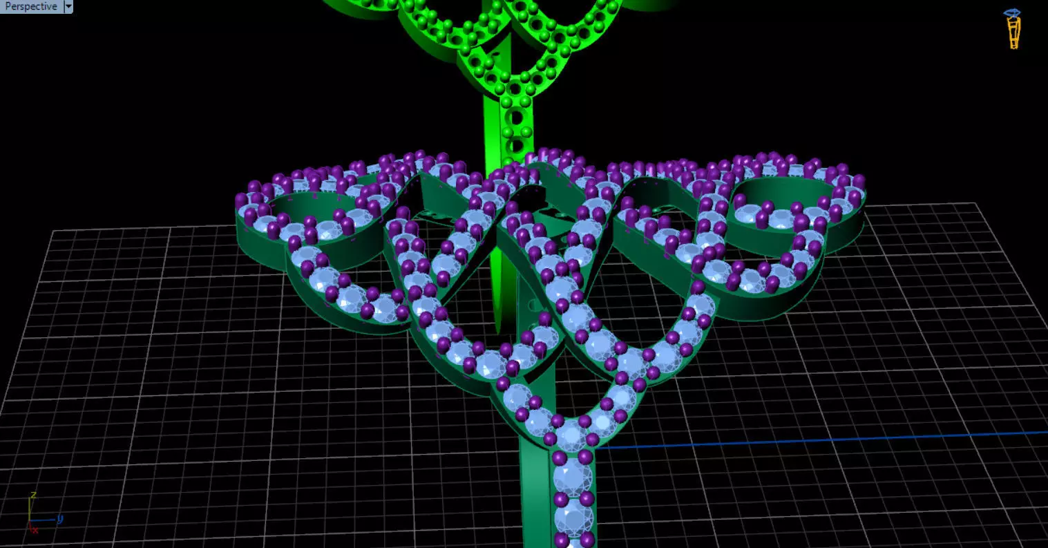 patterned jewelry ring 3D print model_46