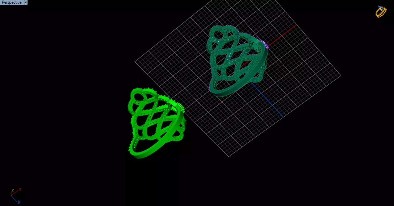 patterned jewelry ring 3D print model_22