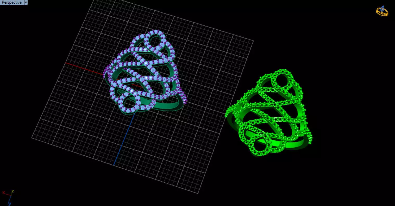 patterned jewelry ring 3D print model_38