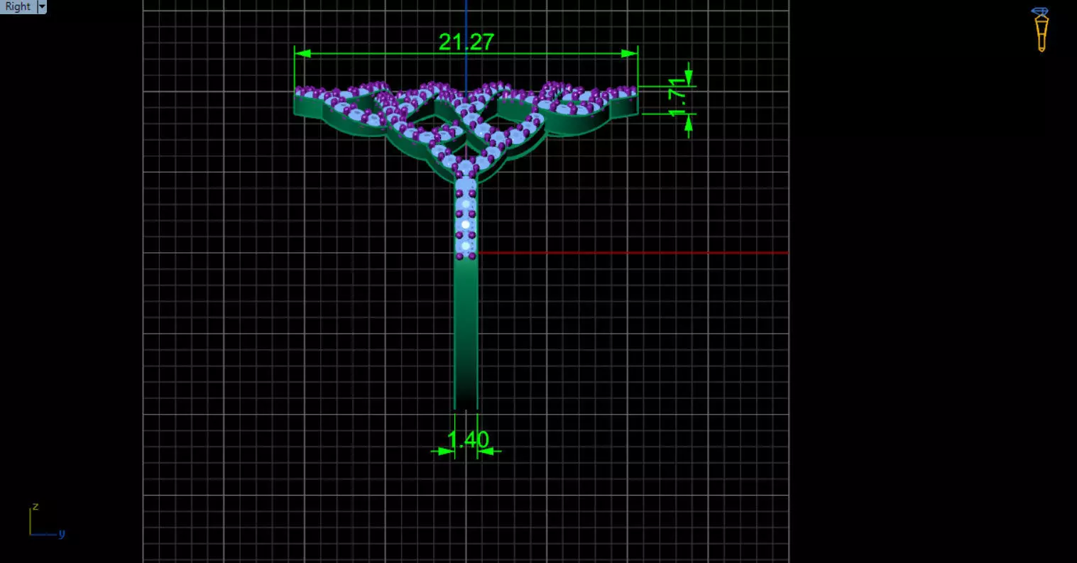 patterned jewelry ring 3D print model_7