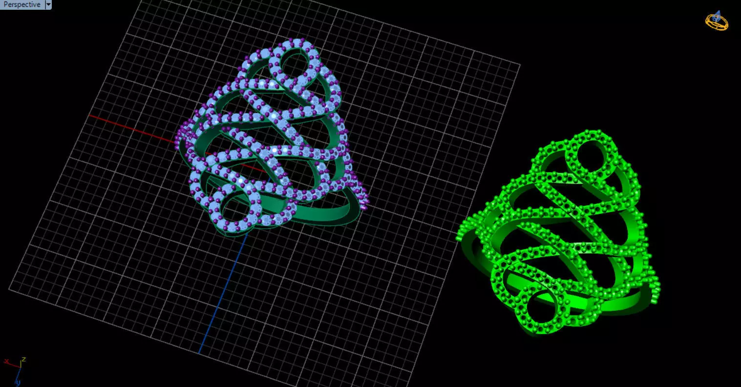 patterned jewelry ring 3D print model_39