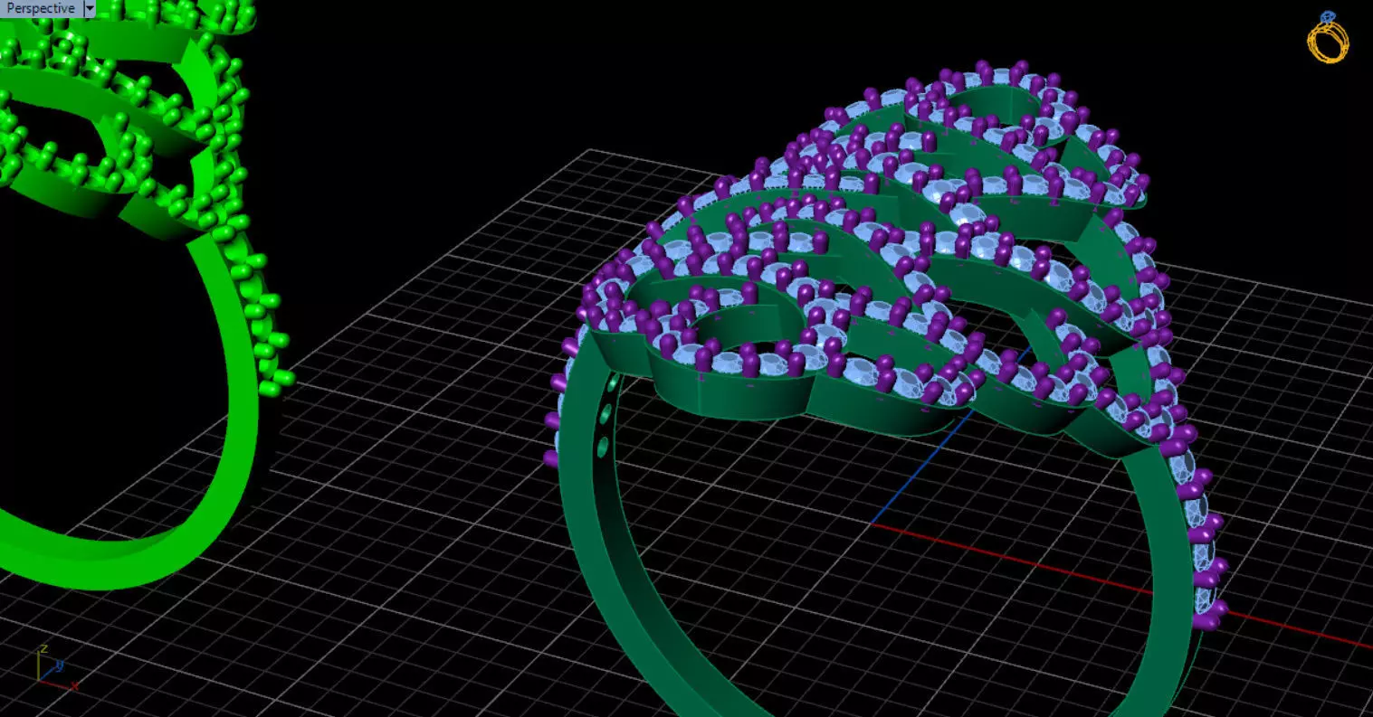 patterned jewelry ring 3D print model_49