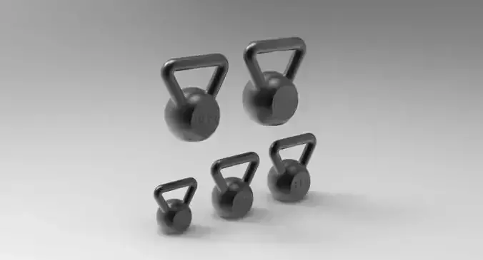 Kettle Bells 3D print model Kettle Bells 3D print model