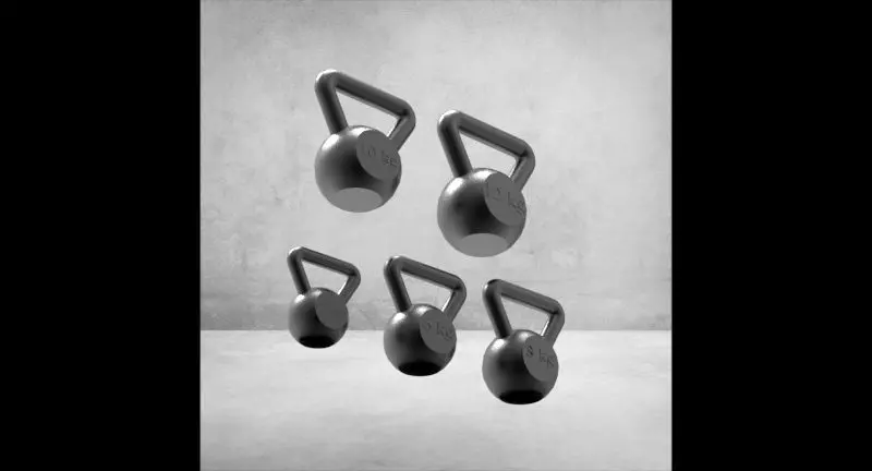 Kettle Bells 3D print model_1