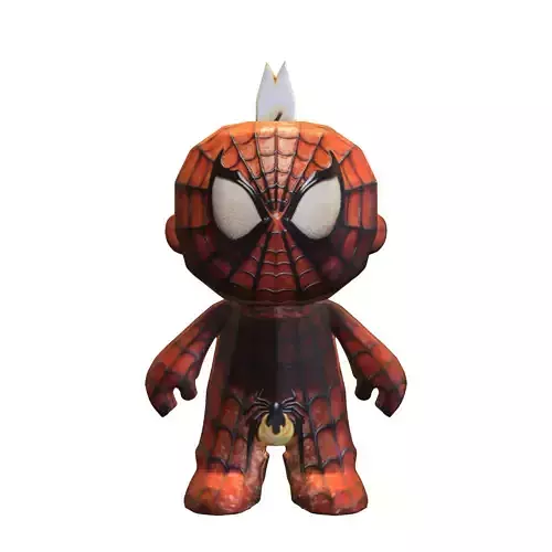 Figure candle spiderman