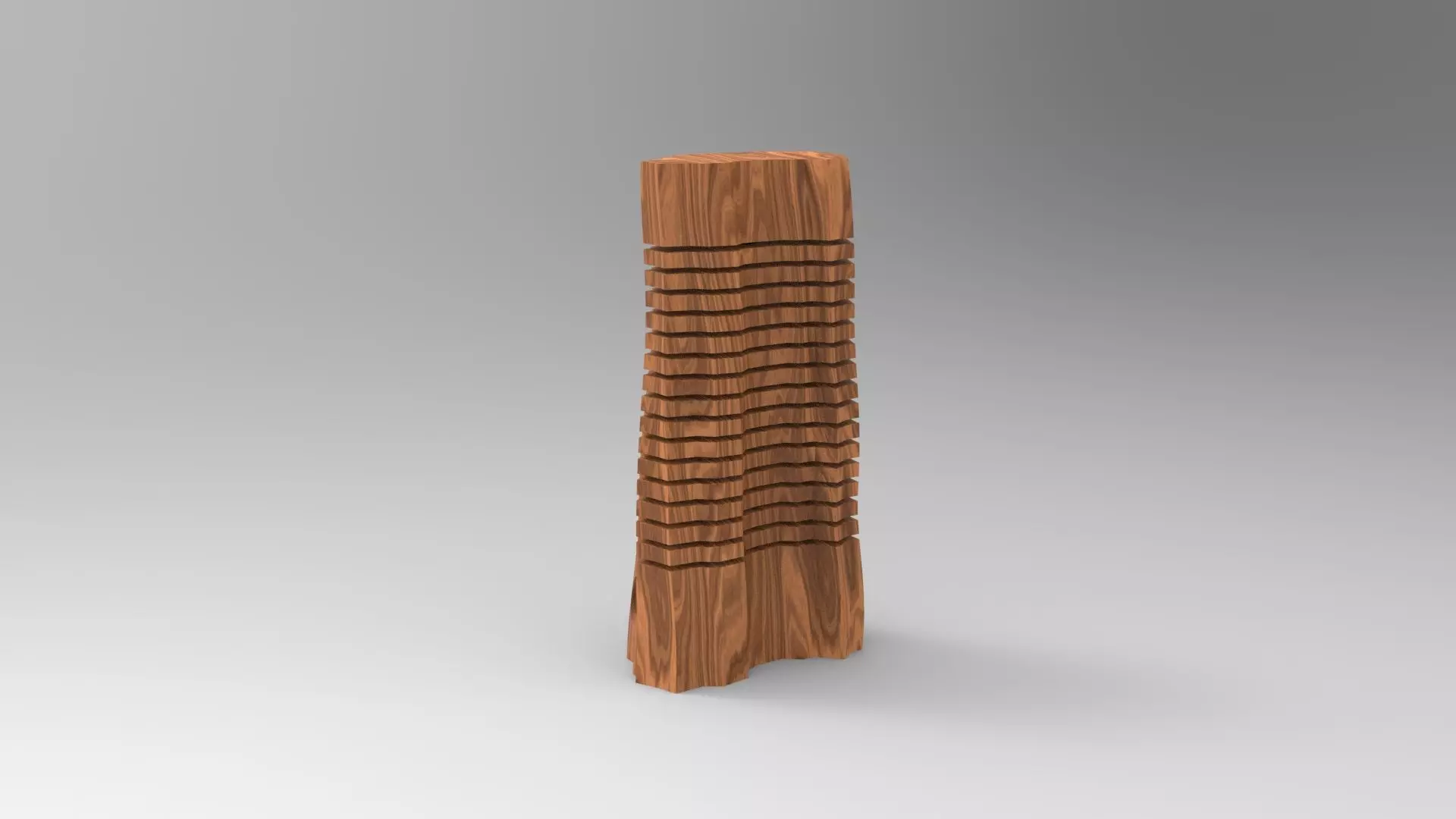Tree lamp Slice - Parametric 3D print model_0