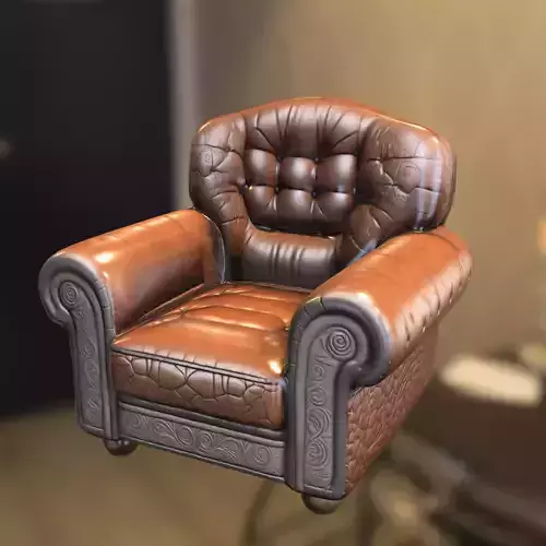 Classic Leather Armchair