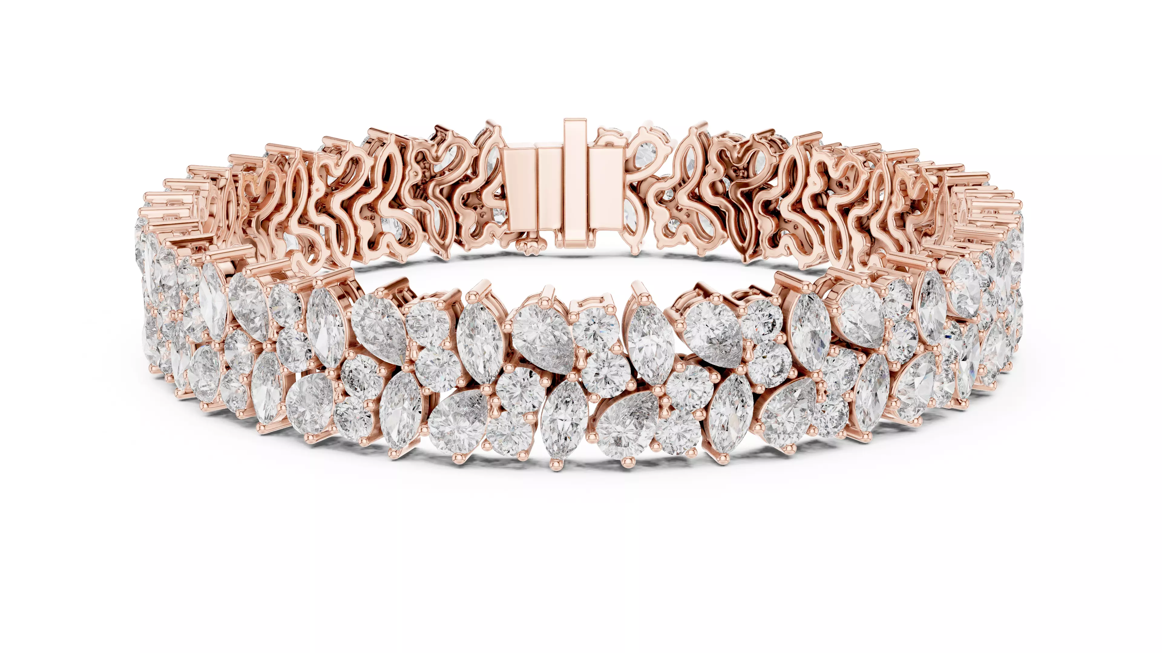 Tennis Bracelet 3dm stl renders Animation video details 3D print model_0