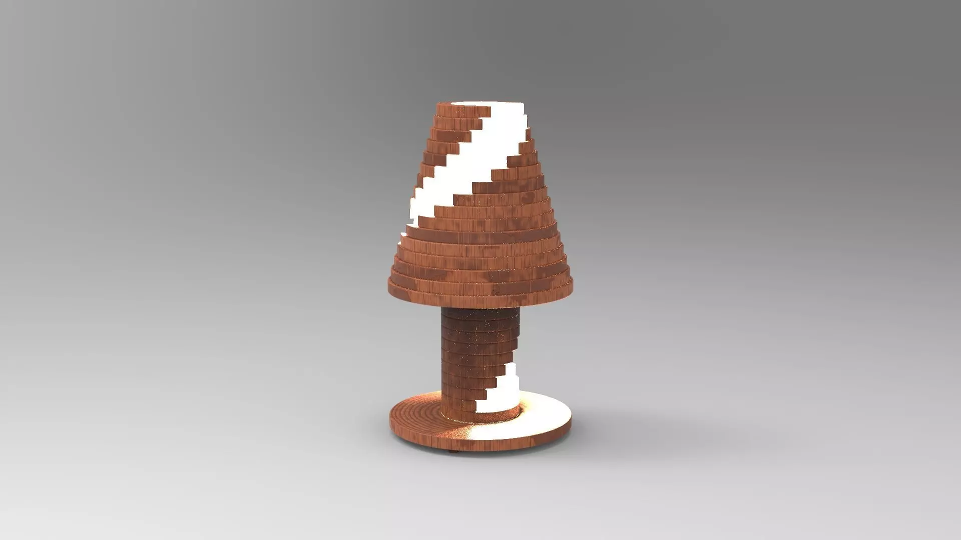 Parametric Mode Changer lamp  3D print model_0