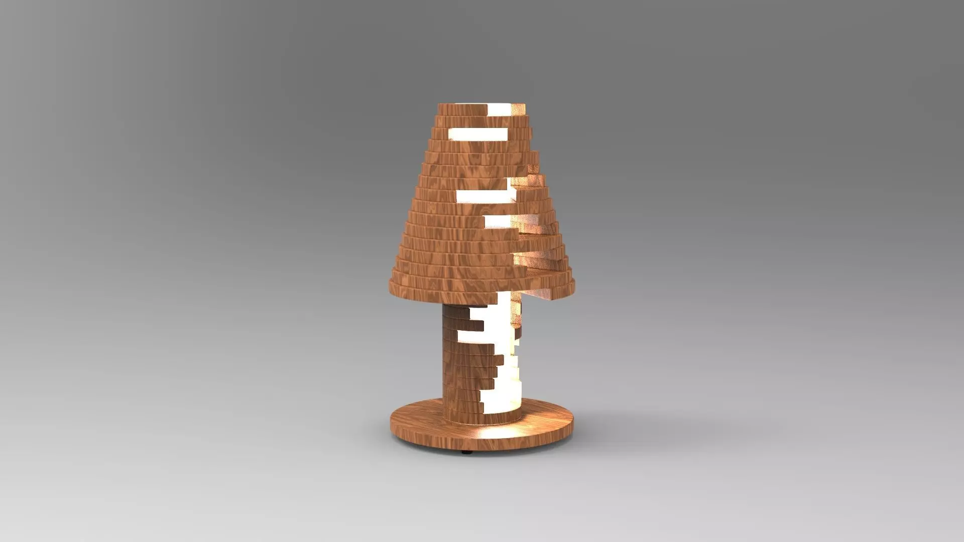 Parametric Mode Changer lamp  3D print model_1