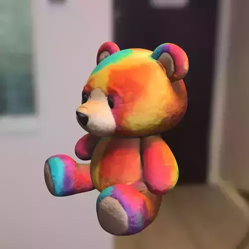 Rainbow Teddy Bear