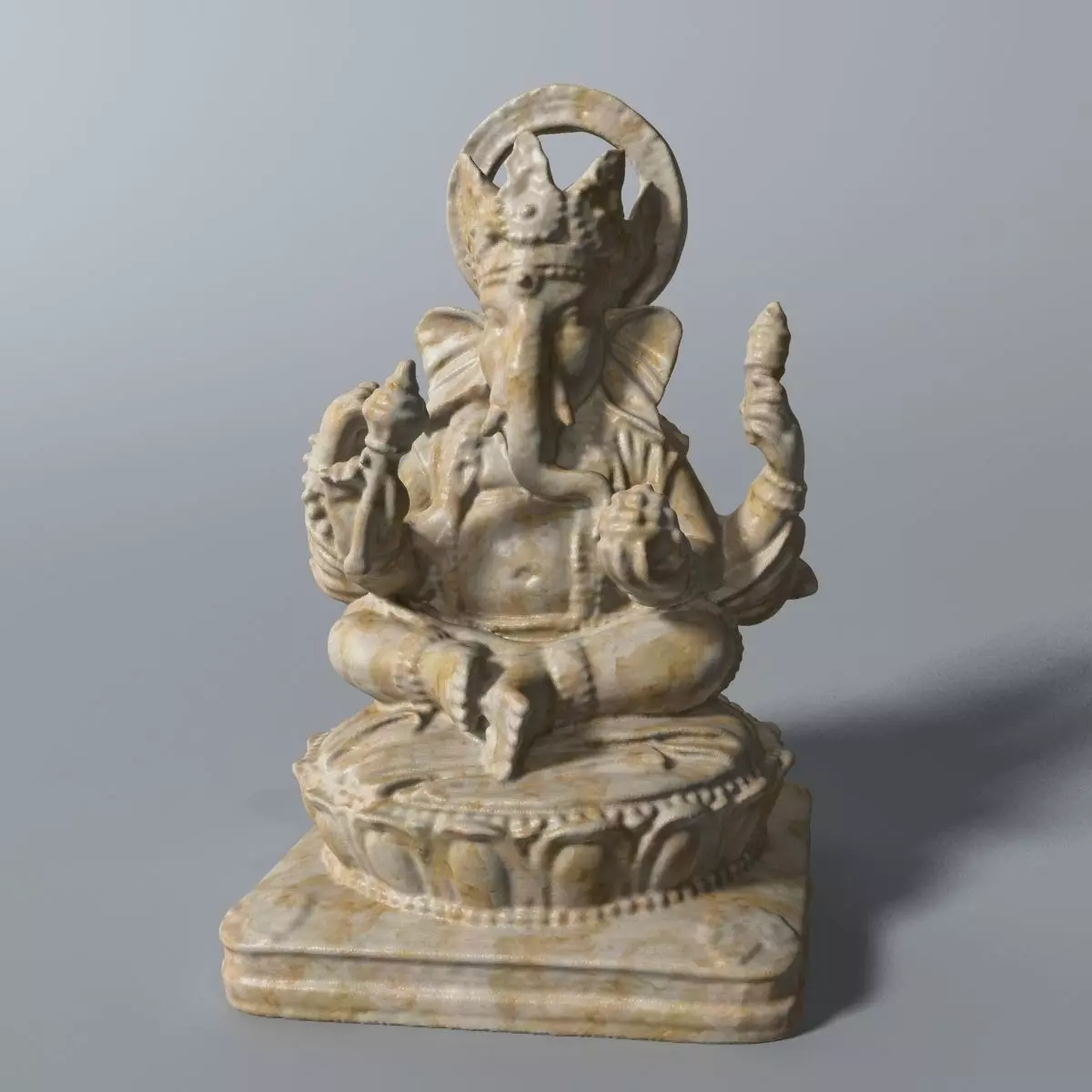Ganesha Statue  3D model_0
