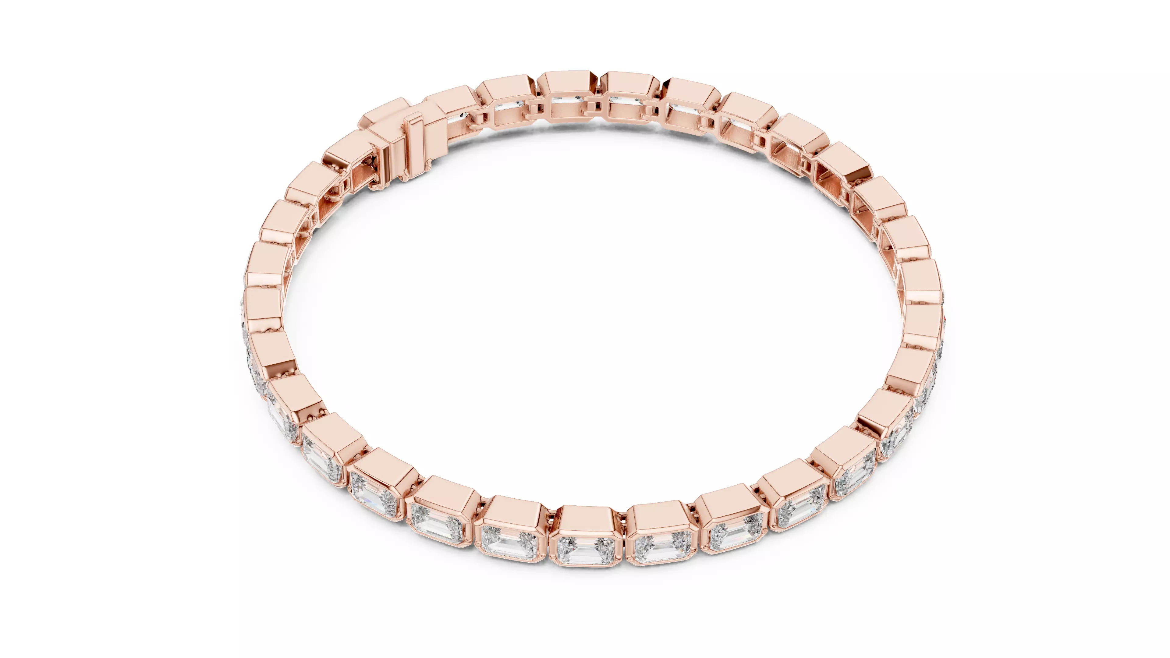 Tennis Bracelet 3dm stl renders Animation video details  3D print model_2