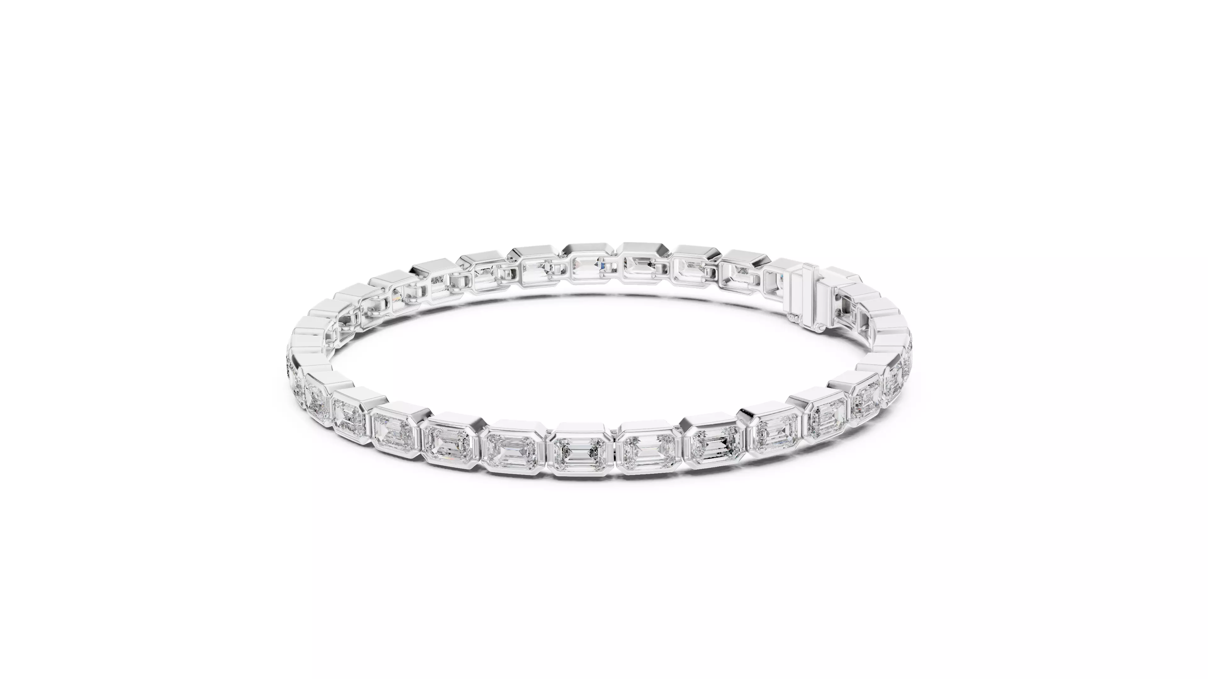 Tennis Bracelet 3dm stl renders Animation video details  3D print model_4